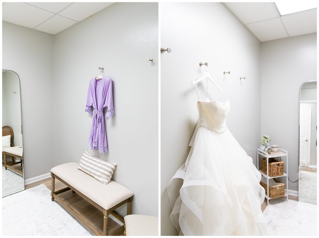 bridal dressing room at lavendar park bridal
